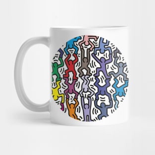 Colorful Circle People Mug